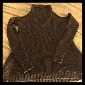 American eagle cold shoulder sweater